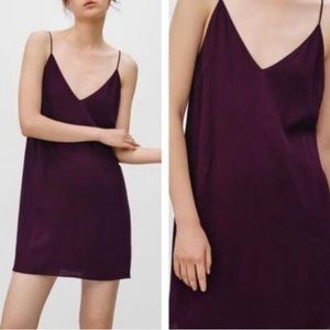 Aritzia Wilfred free Vivienne dress- purple